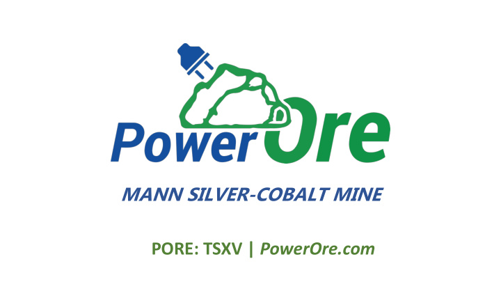 mann silver cobalt mine