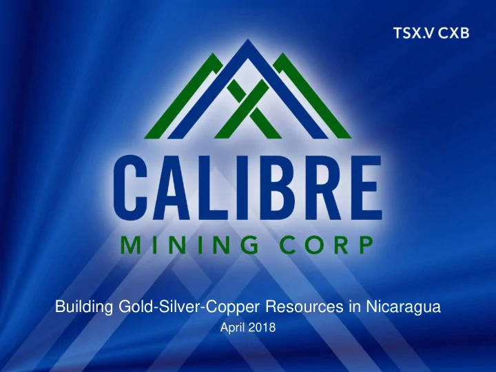 advancing gold discoveries and building resources