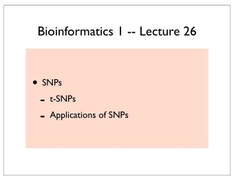 What are polymorphisms?    Genetic differences between individuals in a population.
