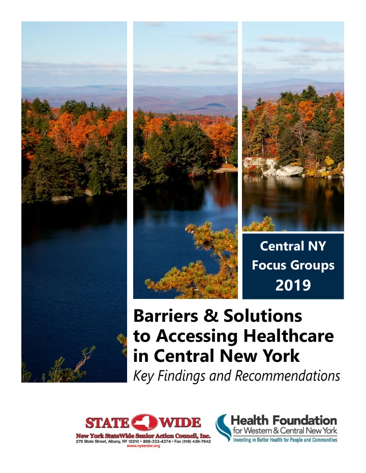 to accessing healthcare
