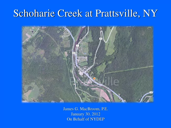 schoharie creek at prattsville ny