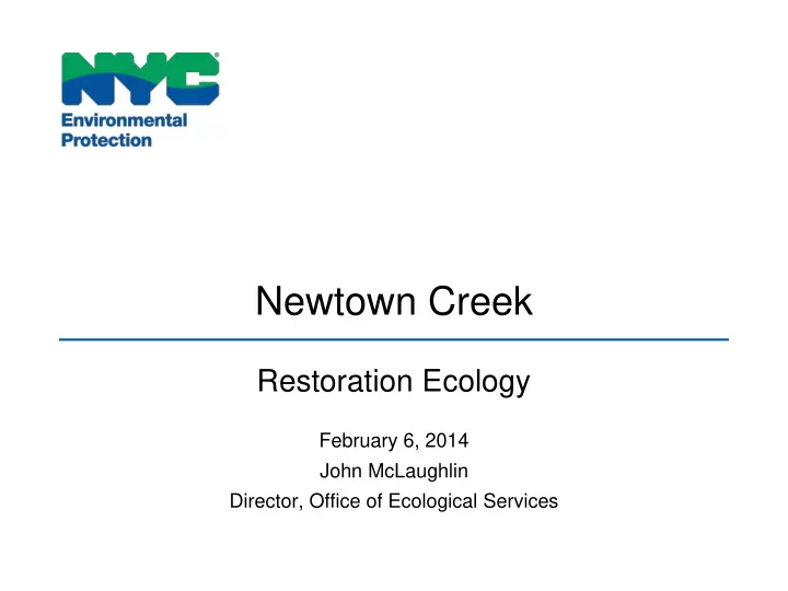 newtown creek