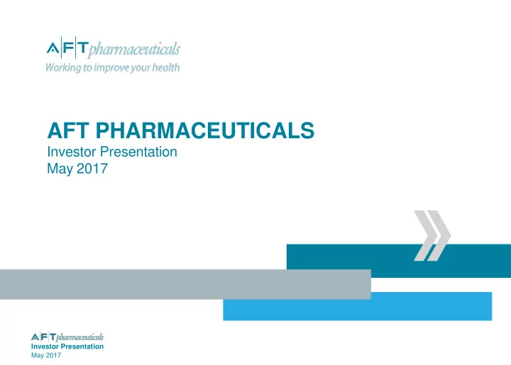 aft pharmaceuticals