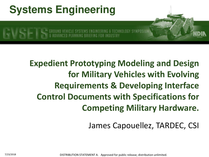 systems engineering