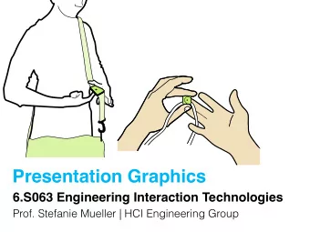 Presentation Graphics  6.S063 Engineering Interaction Technologies  Prof. Stefanie Mueller | HCI