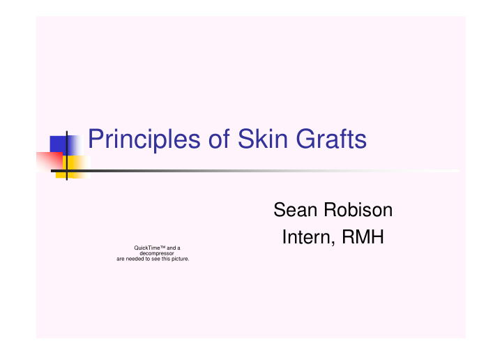 principles of skin grafts