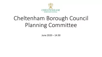 Cheltenham Borough Council  Planning Committee June 2020  14:30  390 Gloucester Road