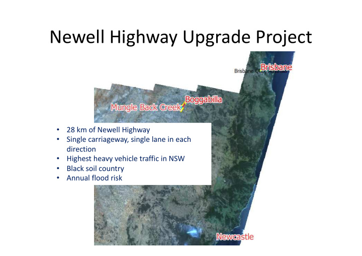 newell highway upgrade project