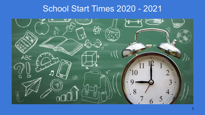 school start times 2020 2021