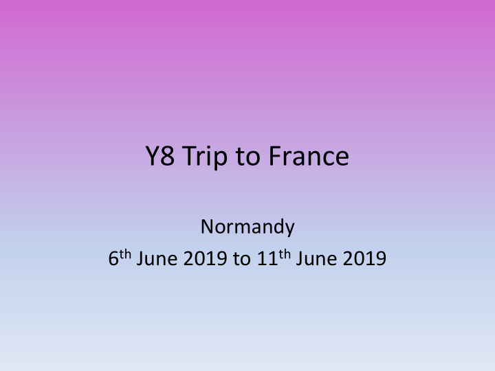 y8 trip to france