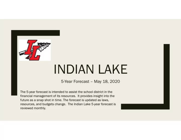 indian lake
