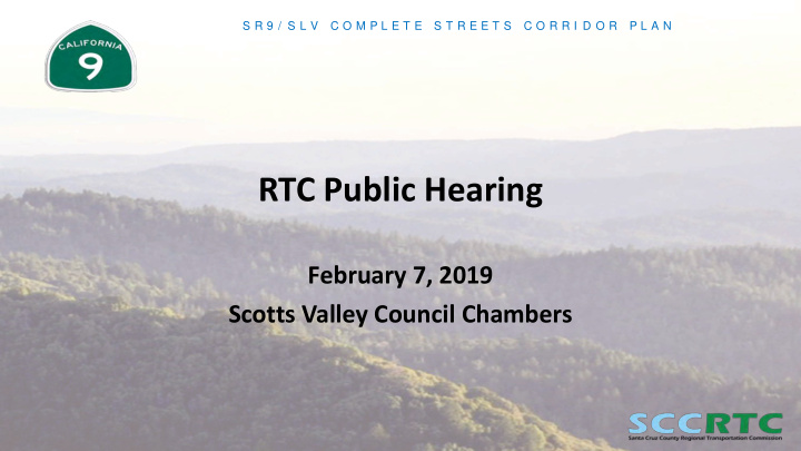 rtc public hearing