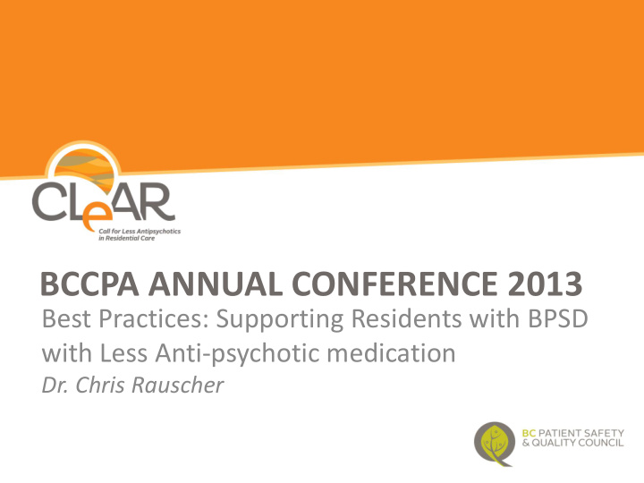 bccpa annual conference 2013