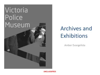 Exhibitions  Amber Evangelista   UNCLASSIFIED    Exhibitions at VPM  Launch a new