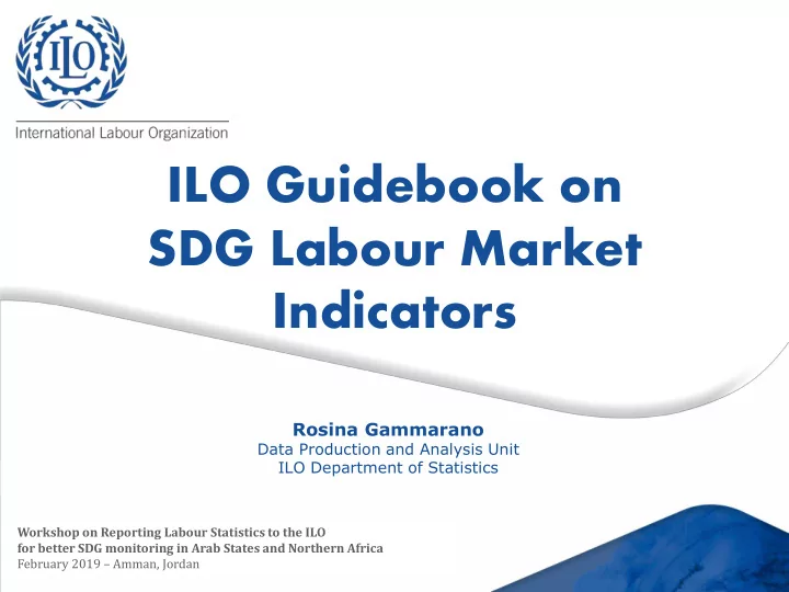 sdg labour market