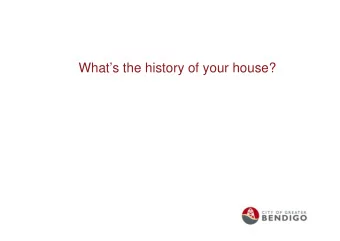 Whats the history of your house?  Why find out the history of your house?  - Restoration &amp;