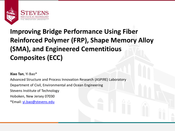 improving bridge performance using fiber reinforced