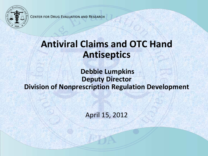 antiviral claims and otc hand