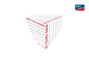 SMA is a t  a true g  growth story y  more t  than  an 60 %  % p.a.  a. sal  ales increas  ase