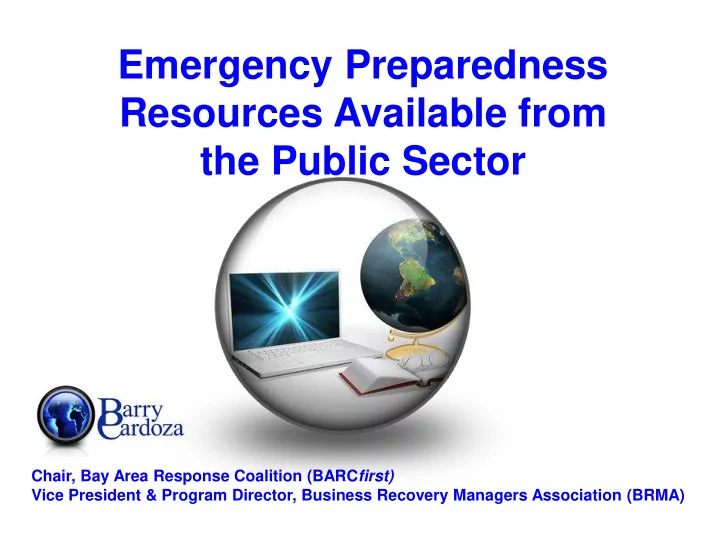 emergency preparedness