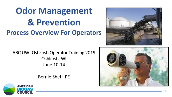 odor management prevention
