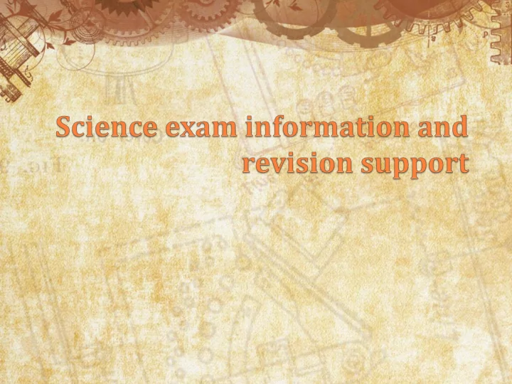the exams