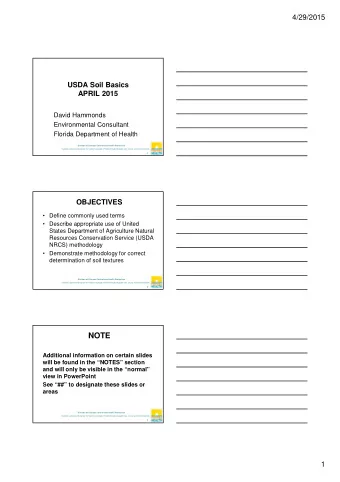 NOTE  Additional information on certain slides  will be found in the NOTES section  and will