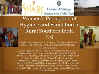 Abstract      In Andhra Pradesh, India despite high delivery rates within healthcare