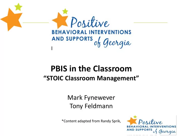 pbis in the classroom