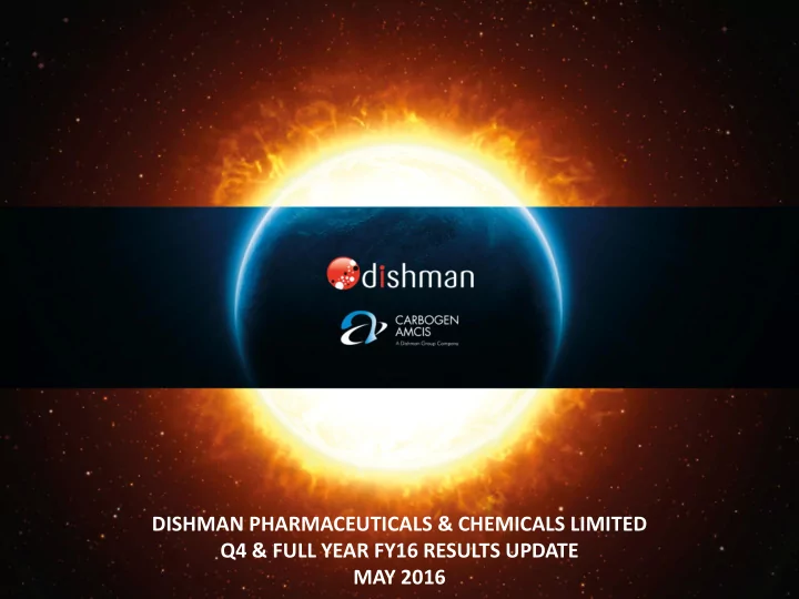 q4 amp full year fy16 results update