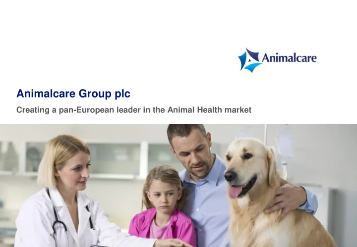 animalcare group plc