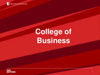 College of    Business  1     36 Credit MBA for students with Bachelors in  College of