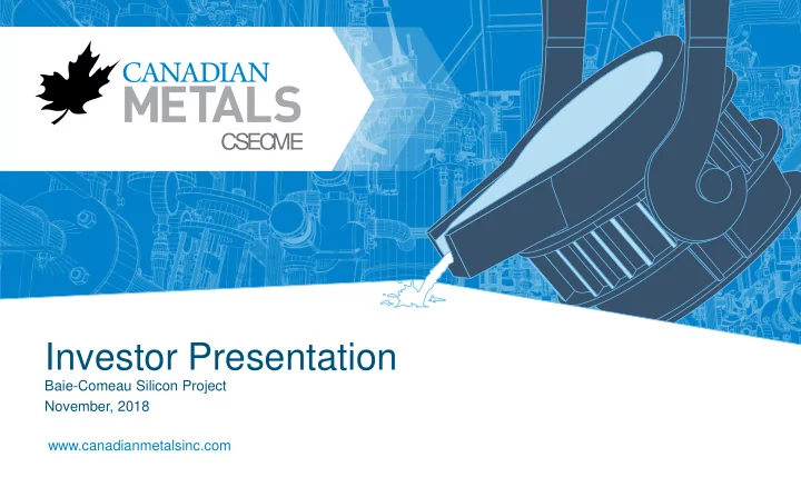 investor presentation