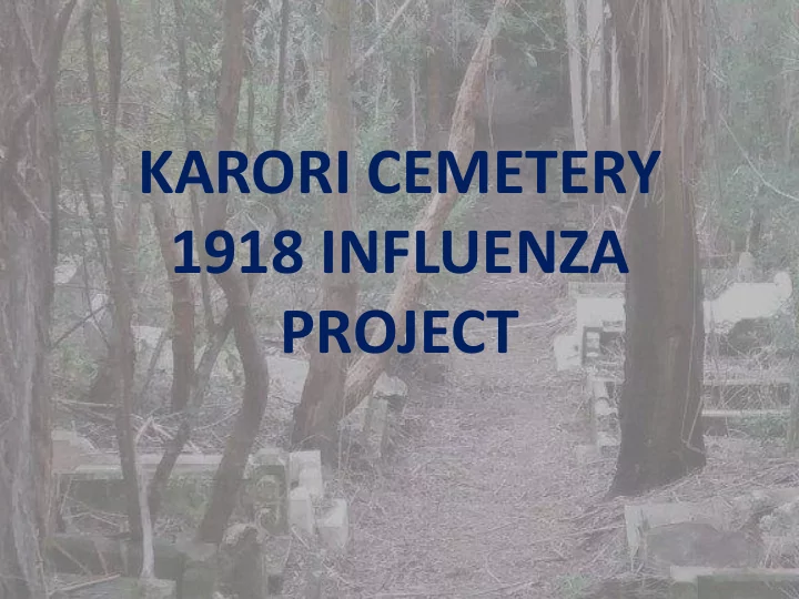 1918 influenza