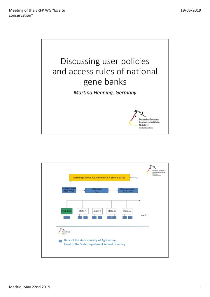 discussing user policies and access rules of national