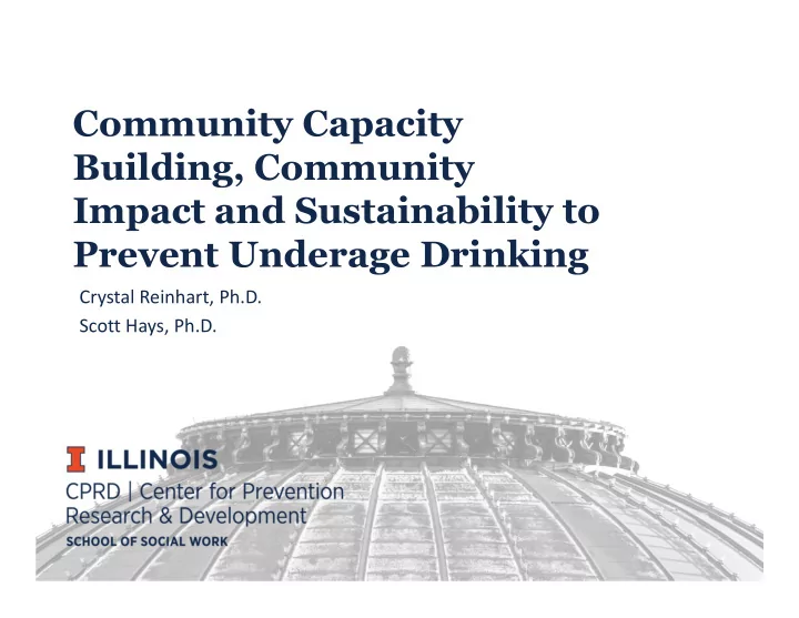 community capacity building community impact and