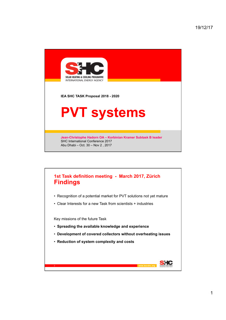 pvt systems