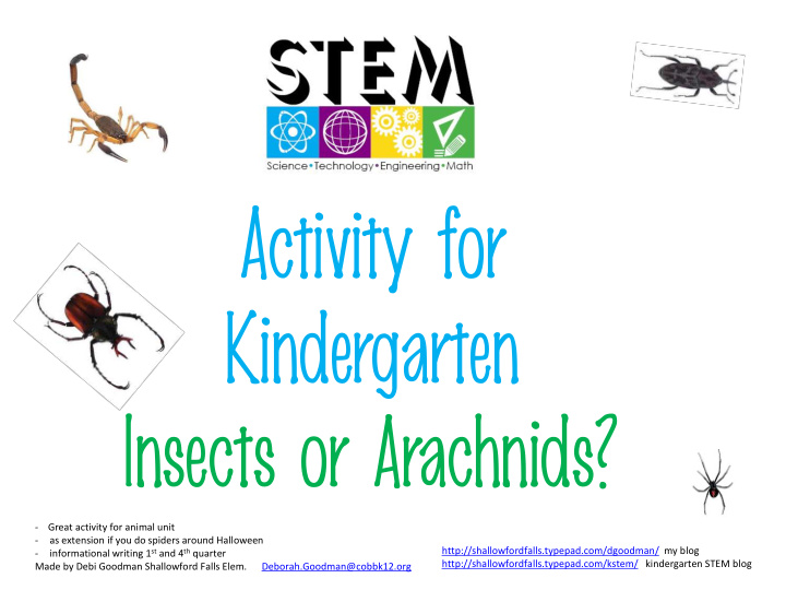 activity for kindergarten