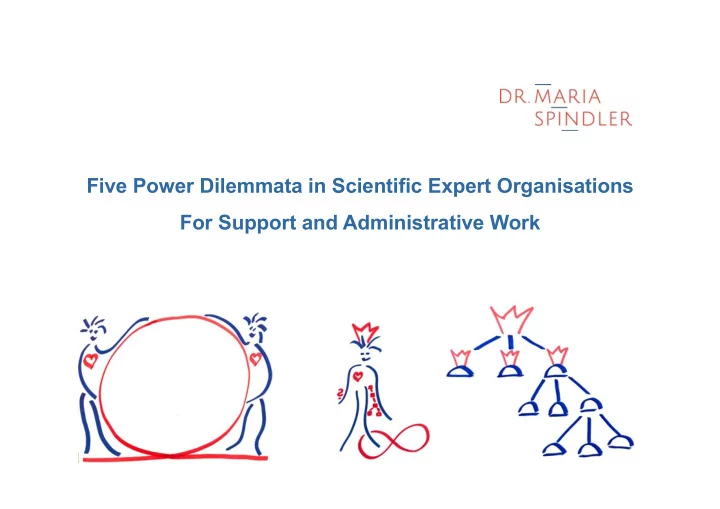 universities as scientific expert organisations