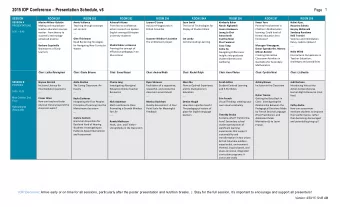 Page  1  SESSION  ROOM 201  ROOM 202  ROOM 203  ROOM 204  ROOM 204A  ROOM 206  ROOM 207  ROOM 208