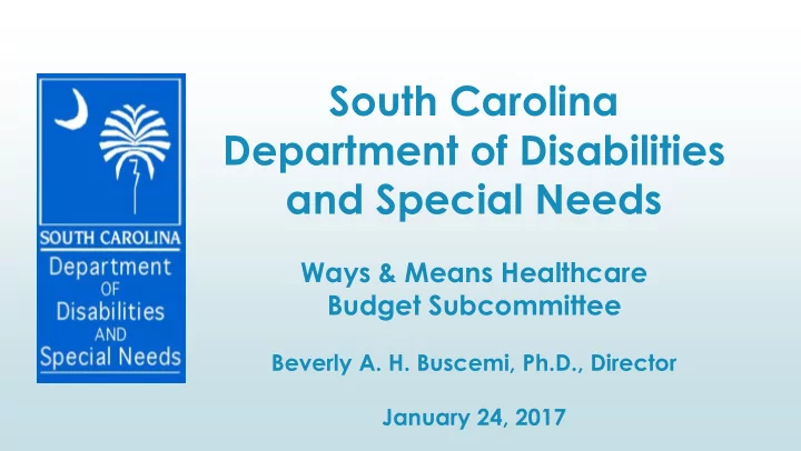 and special needs