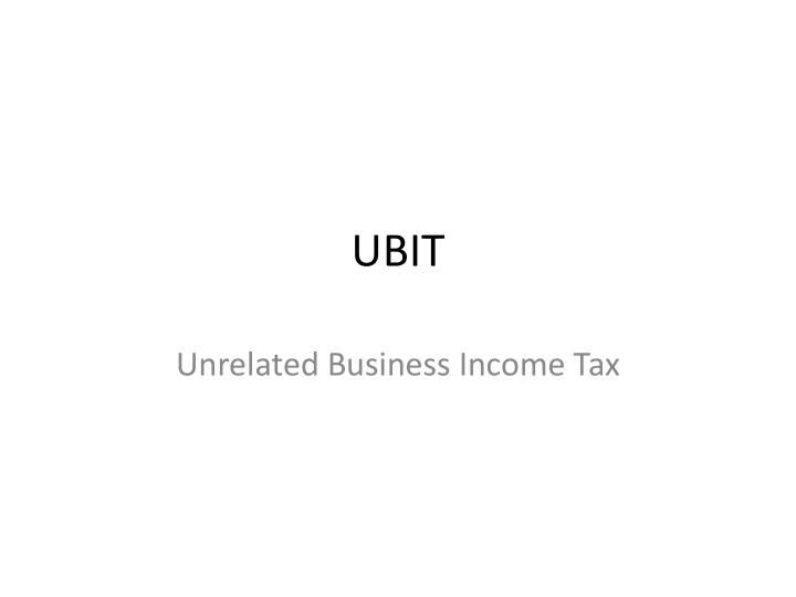 ubit