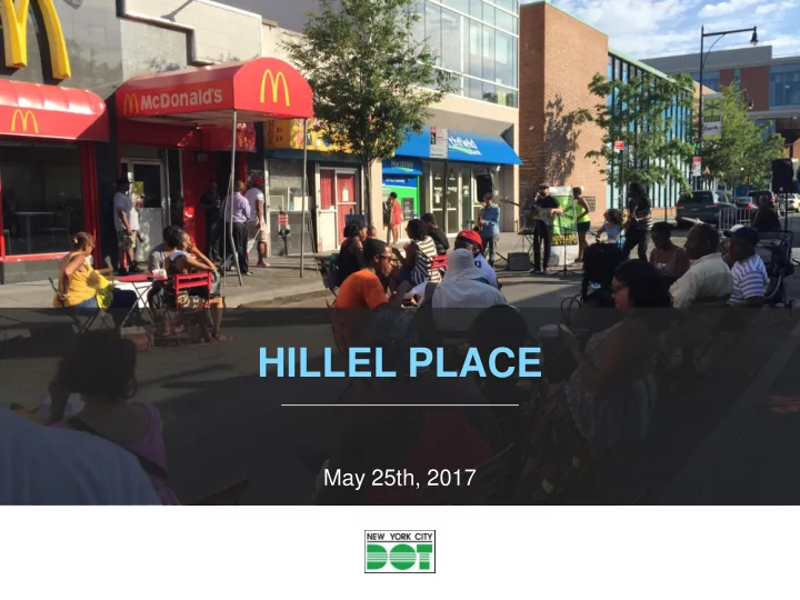 hillel place