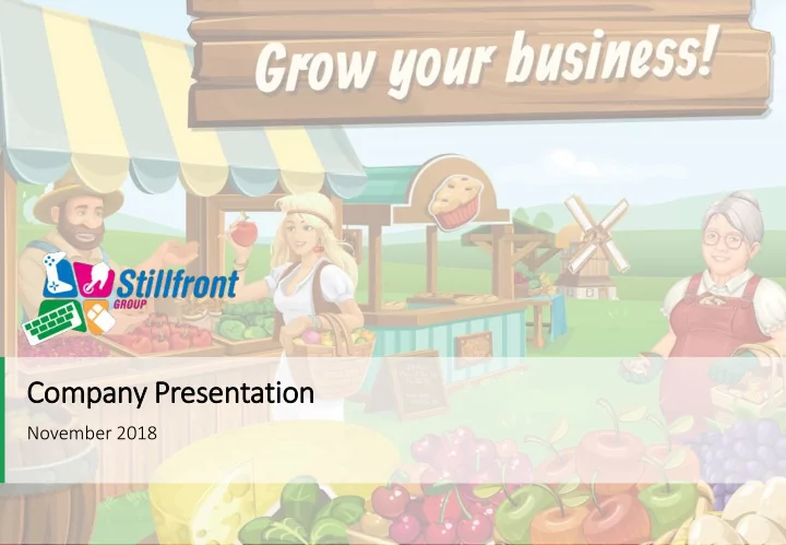 company presentation