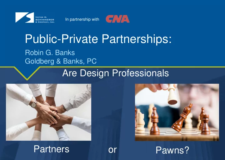 public private partnerships