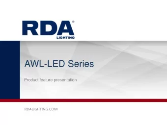 AWL-LED Series  Product feature presentation  RDALIGHTING.COM  AWL LED Wall Light Series  Perimeter