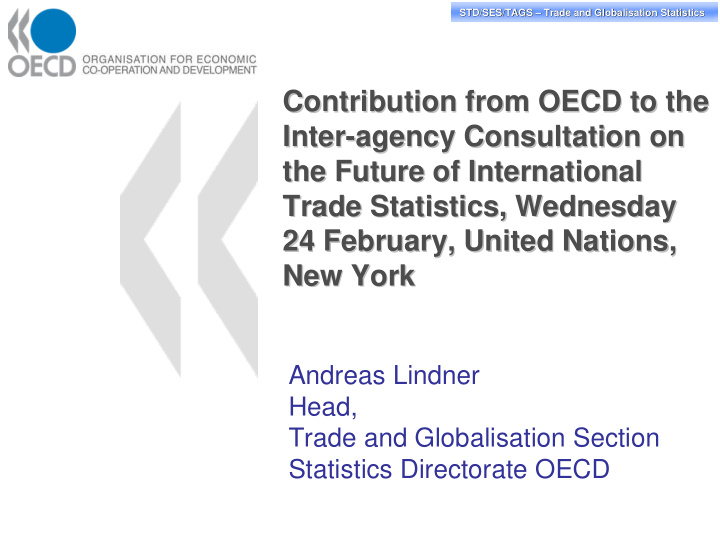 contribution from oecd to the contribution from oecd to