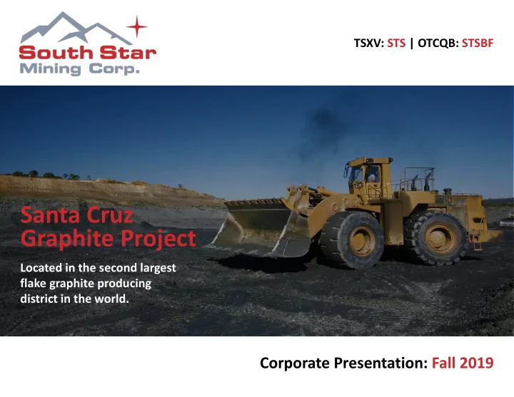 located in the second largest flake graphite producing