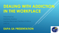 dealing with addiction in the workplace