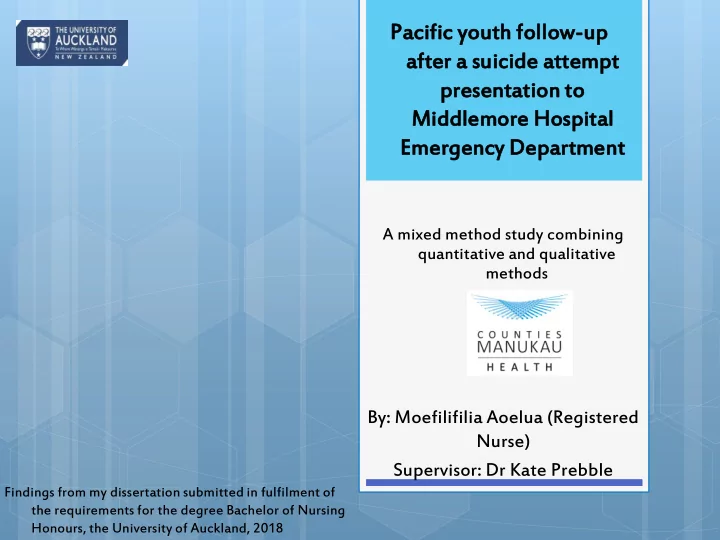 pa pacific yo youth fo foll llow up